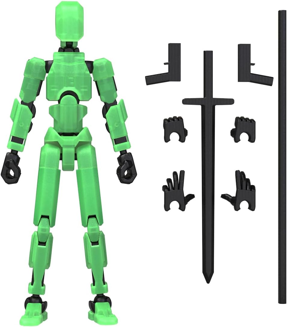 MerryXD T13 - Figura de acción 3D, figura de acción Nova Titan Luck...