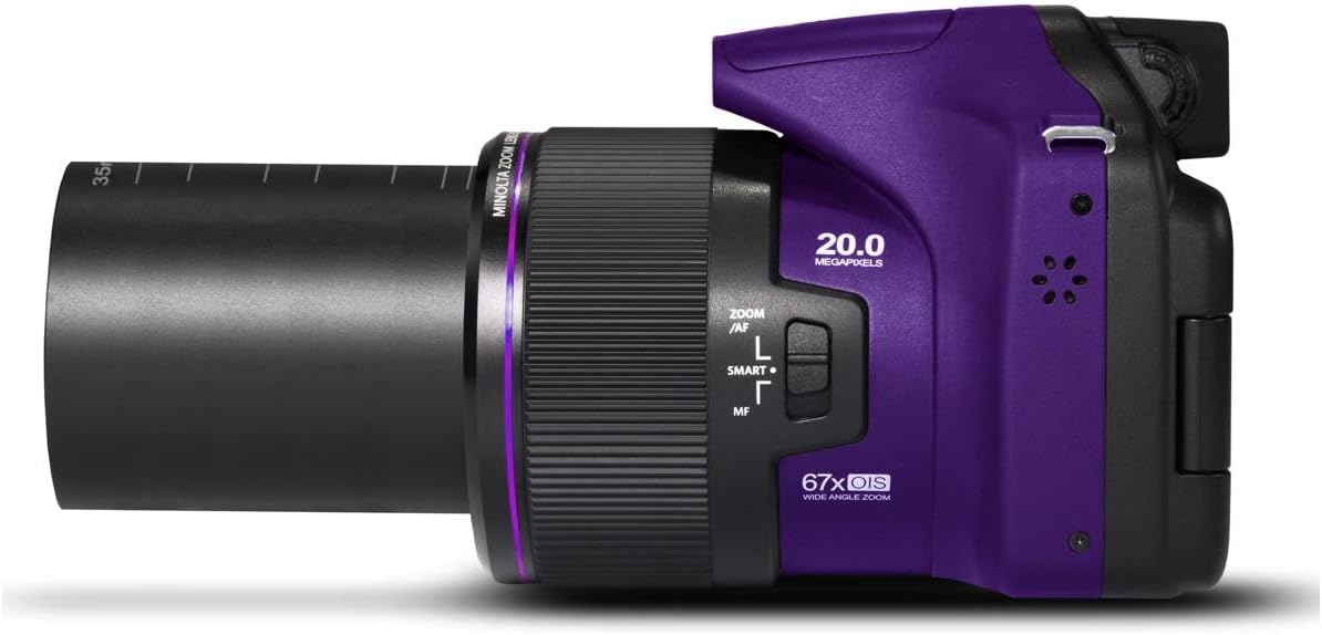 Cámara Minolta MN67Z Pro Shot de 20 MP, zoom 67X, vídeo HD de 1080p...