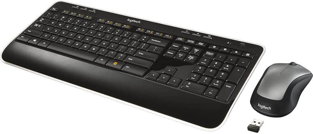 Logitech Combo de teclado y mouse inalámbricos MK520