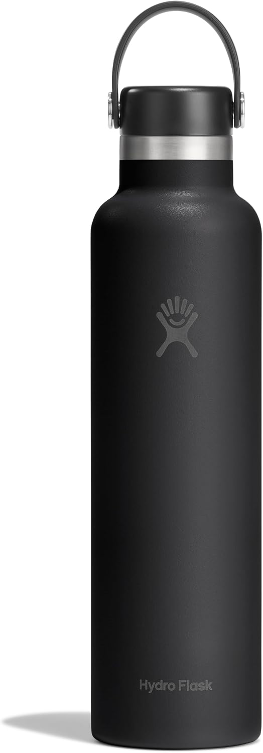 Hydro Flask - Botella de agua estándar de 24 onzas con tapa flexibl...
