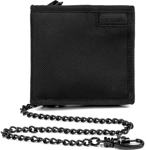 Pacsafe Rfidsafe Z100 Rfid - Cartera de viaje con bloqueo bi-plegab...