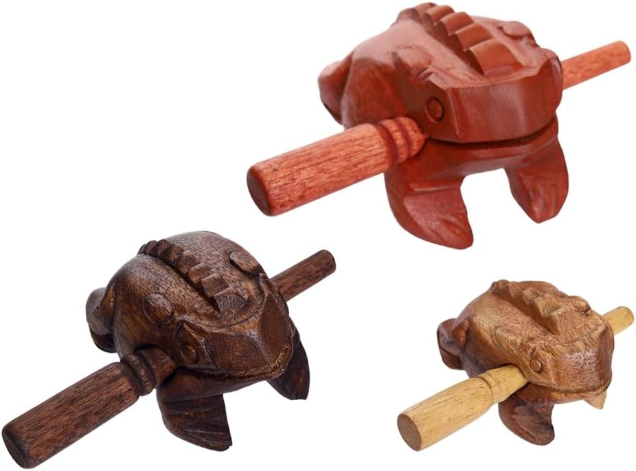 Guiros Instrumentos de percusión Rana de madera, instrumento musica...