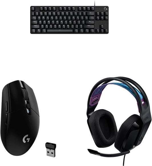Logitech G Teclado mecánico para juegos 413 TKL SE + mouse inalámbr...