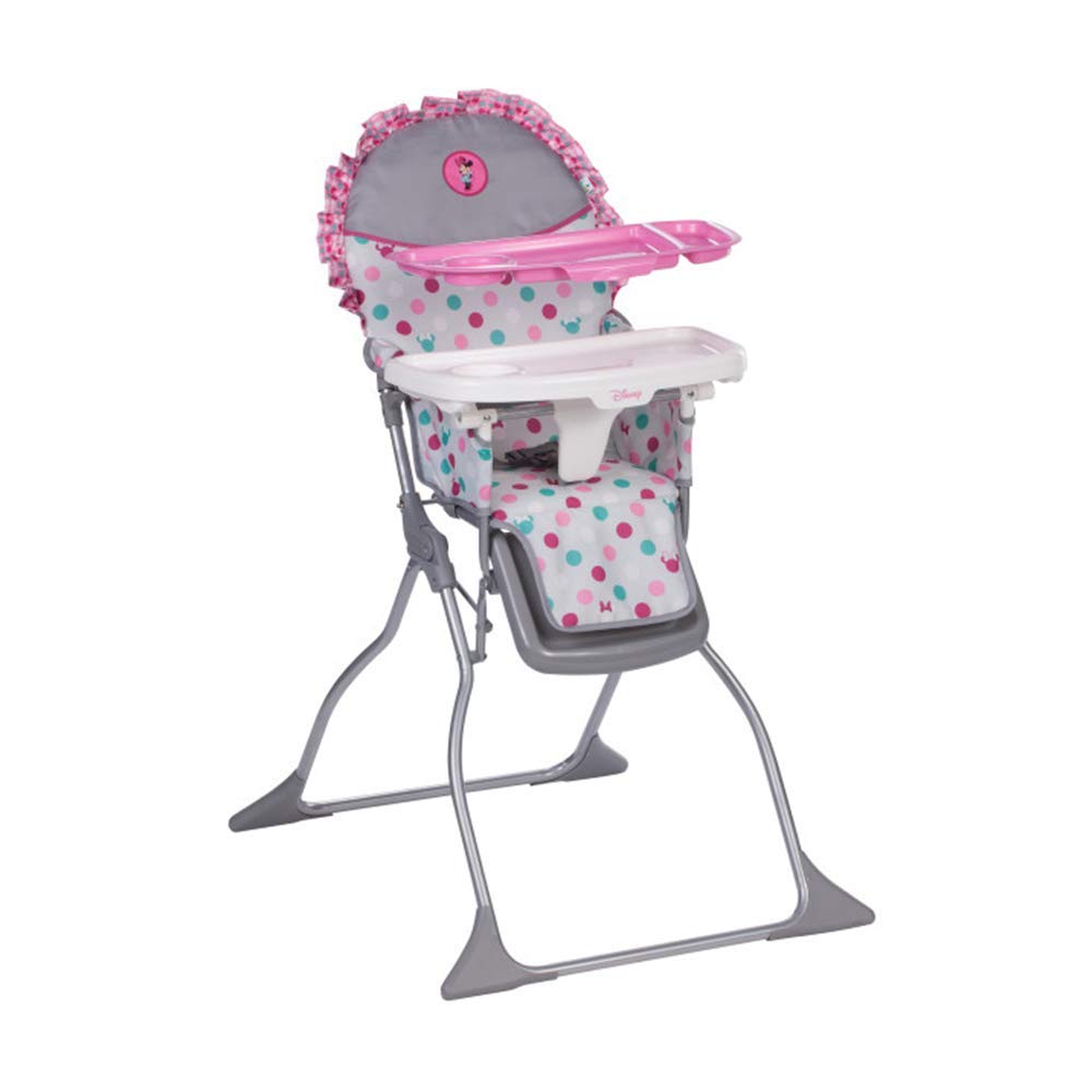 Disney Baby Silla alta Simple Fold Plus, Minnie Dot Fun