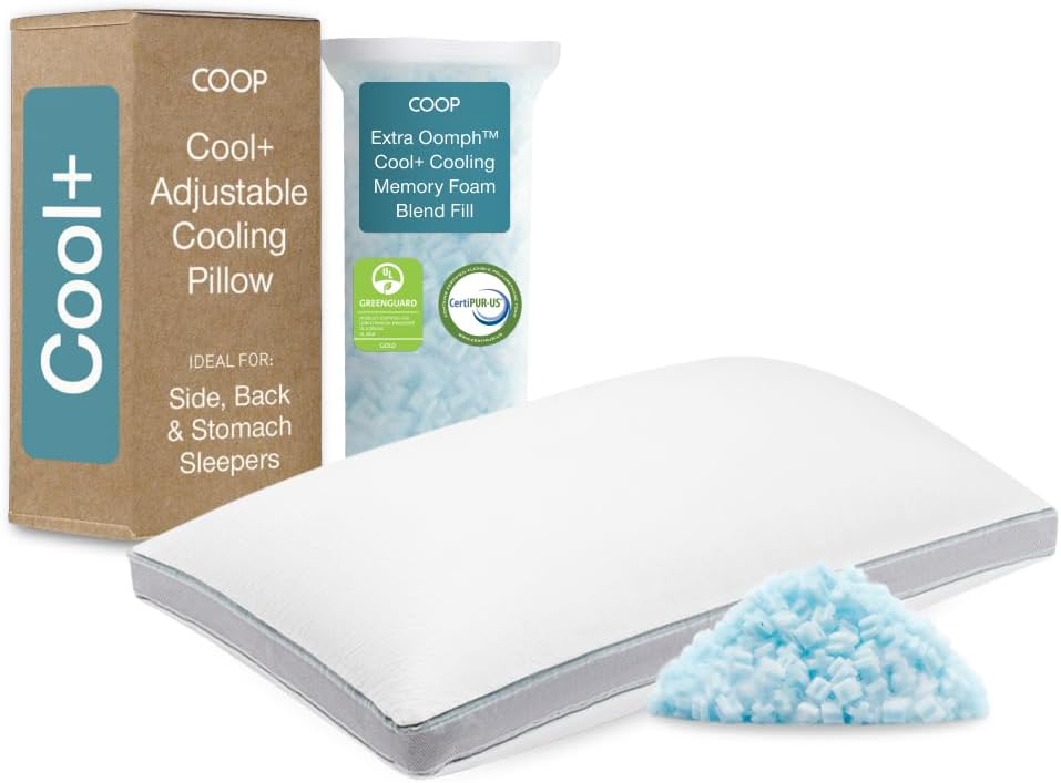 Coop Home Goods - Almohada Ajustable Cool+ en Tamaño King, Almohada...