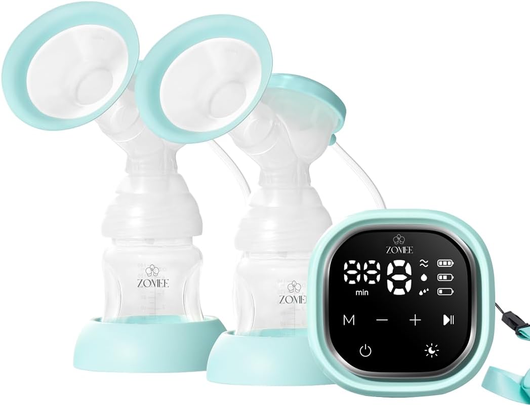 Zomee Z2 Extractor de leche eléctrico doble \u2013 con expresión, m...