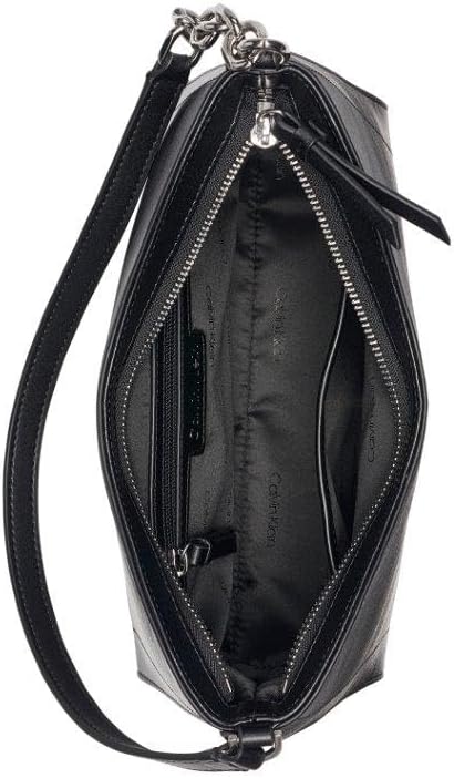 Calvin Klein - Bolso de hombro tipo hobo con cadena Nova para mujer