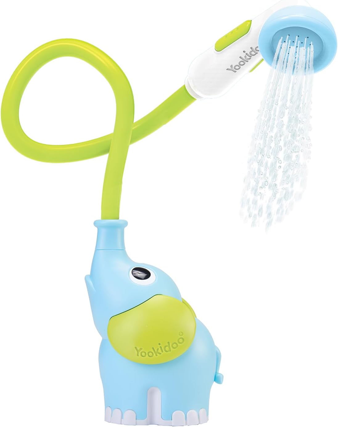 Yookidoo - Cabezal de ducha para baño de bebé con forma de elefante...