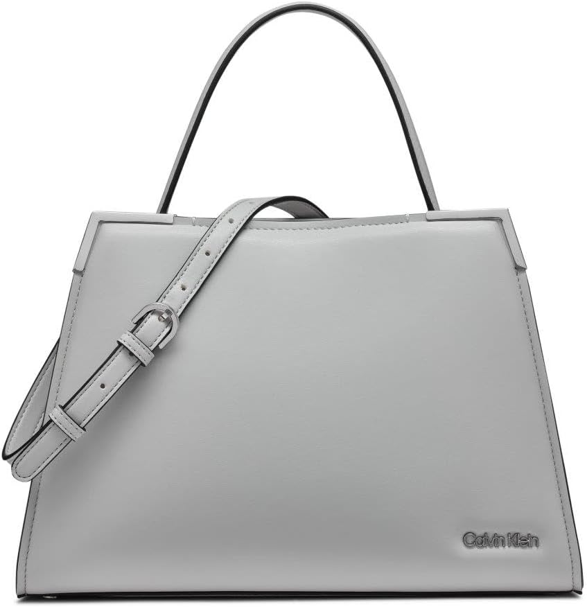 Calvin Klein Bolso satchel Mica con tres compartimentos para mujer