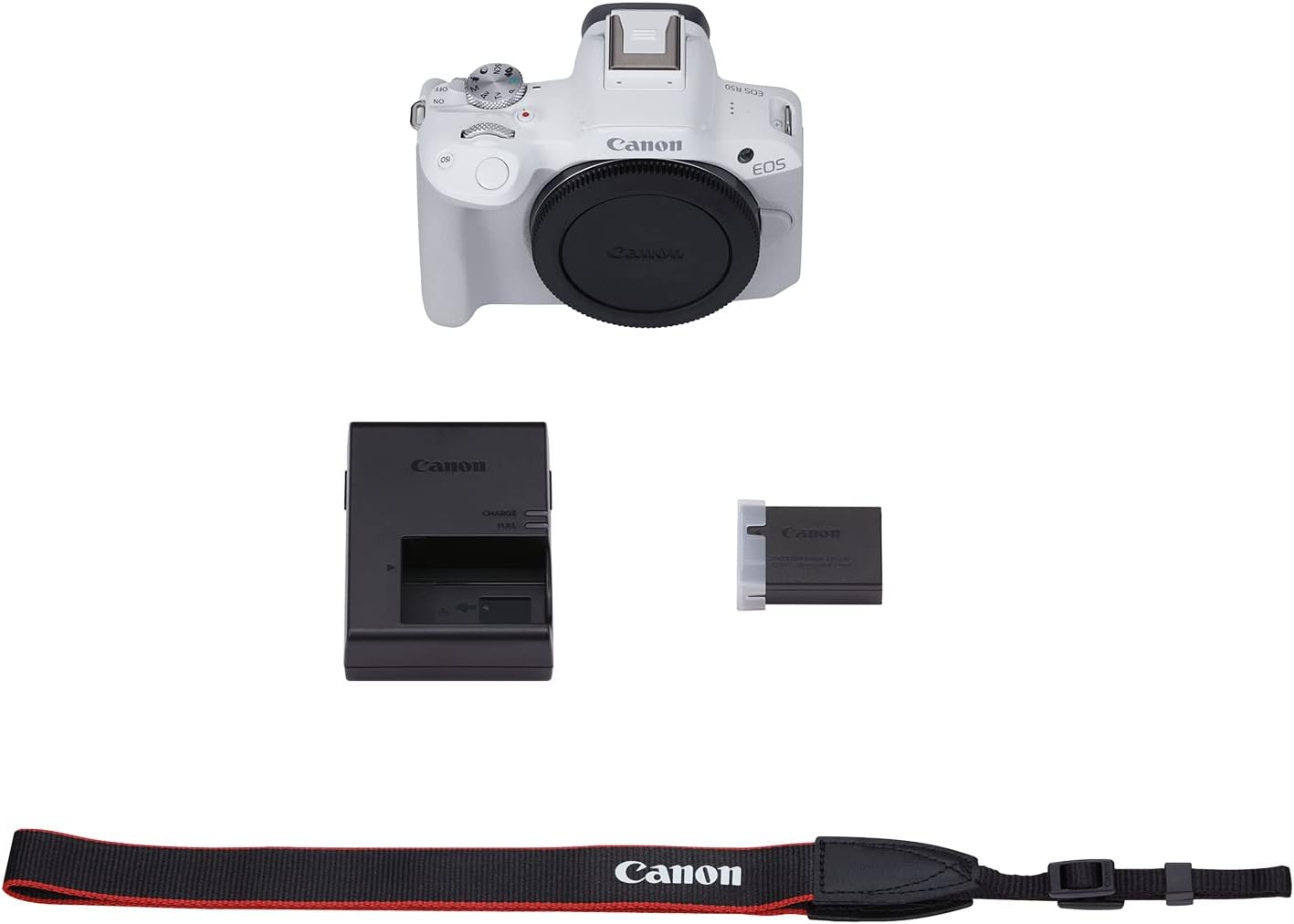 Canon EOS R50 Cámara sin espejo para vlogging (solo cuerpo\/blanco)...