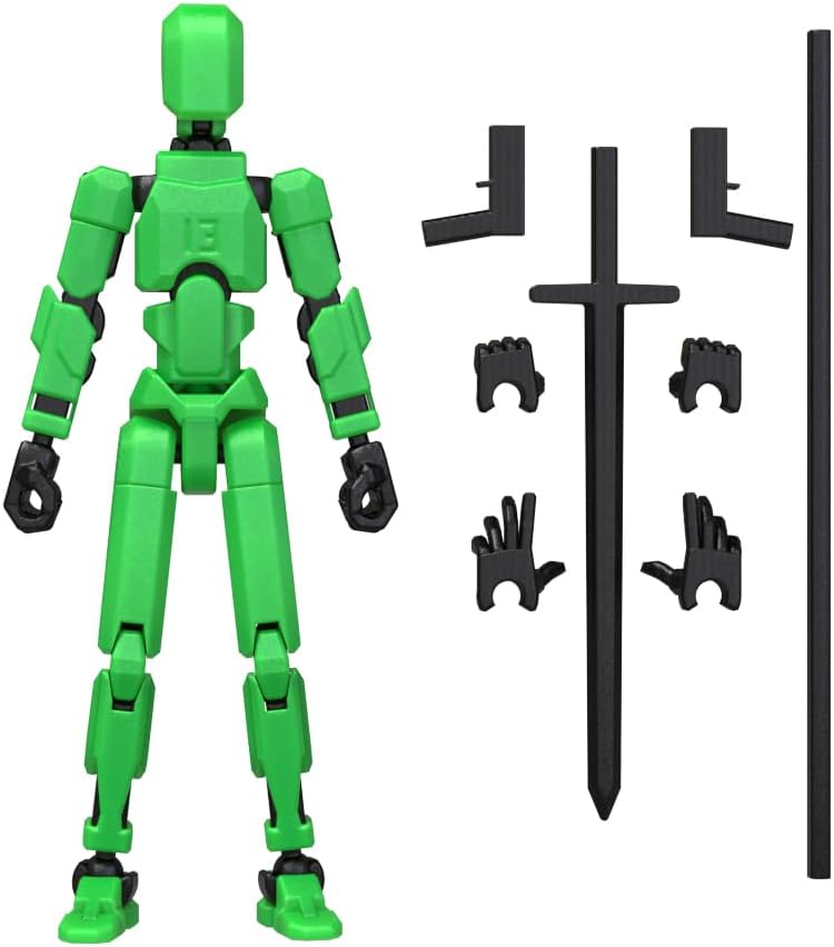 MerryXD T13 - Figura de acción 3D, figura de acción Nova Titan Luck...