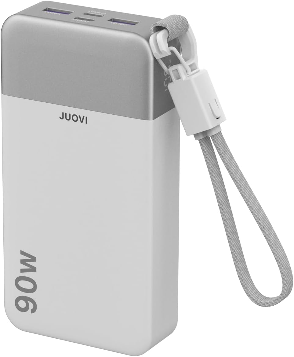 JUOVI Cargador portátil del ordenador portátil del banco 90W 20000m...