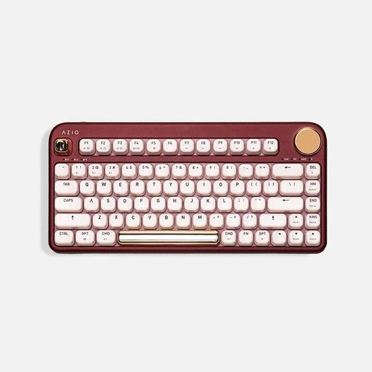 Azio IZO Teclado mecánico inalámbrico BT5\/USB para PC y Mac, Rosa...