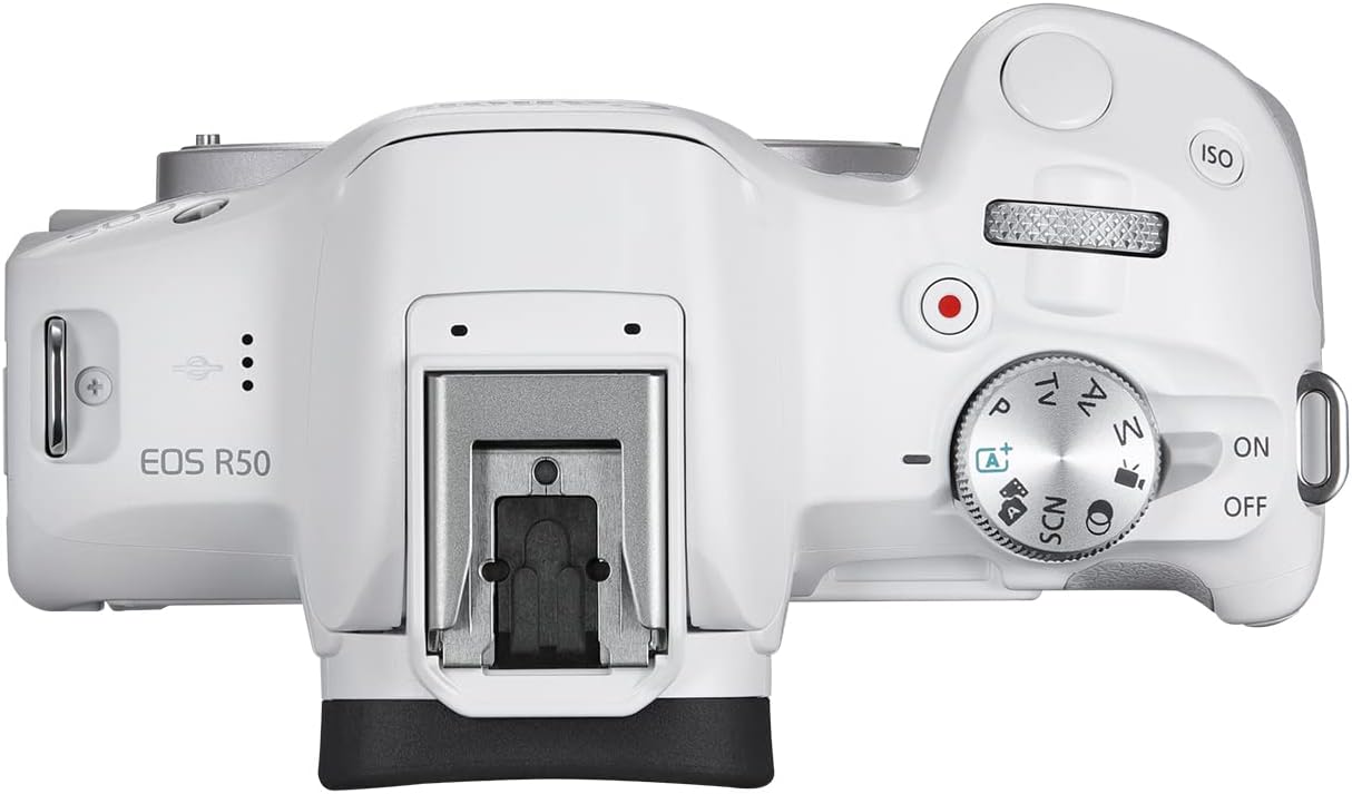 Canon EOS R50 Cámara sin espejo para vlogging (solo cuerpo\/blanco)...