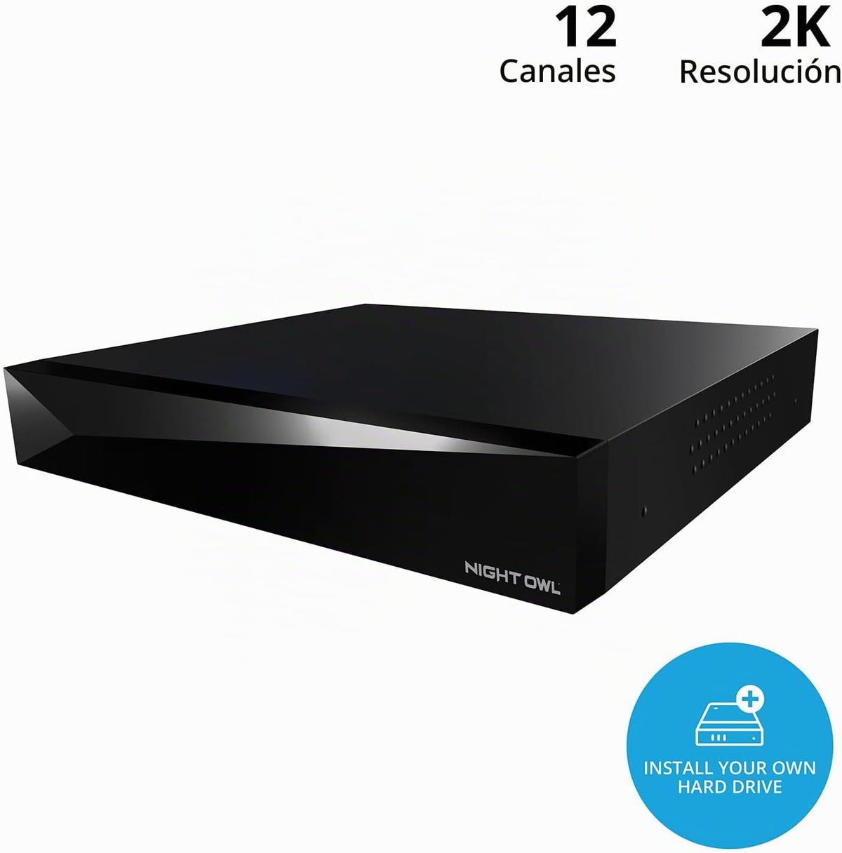 Night Owl SP Audio bidireccional 12 canales 2K DVR con almacenamien...