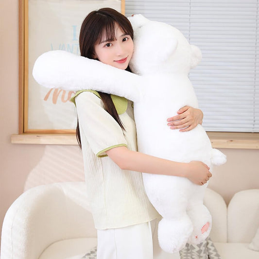 SNOWOLF Animales de peluche de oso con peso grandes, almohada decor...