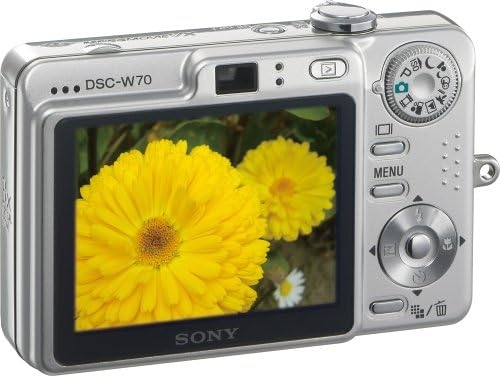 Sony Cybershot DSCW70 - Cámara digital de 7,2 MP con zoom óptico 3x