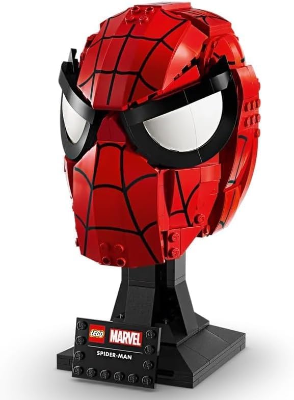 LEGO Marvel 76285 - Máscara de Spider-Man, color rojo