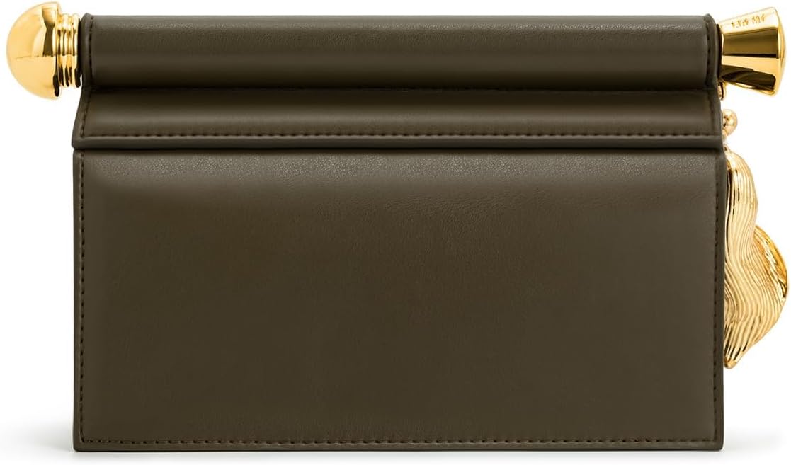 JW PEI Bolso de mano con colgante de metal adornado para mujer Holly