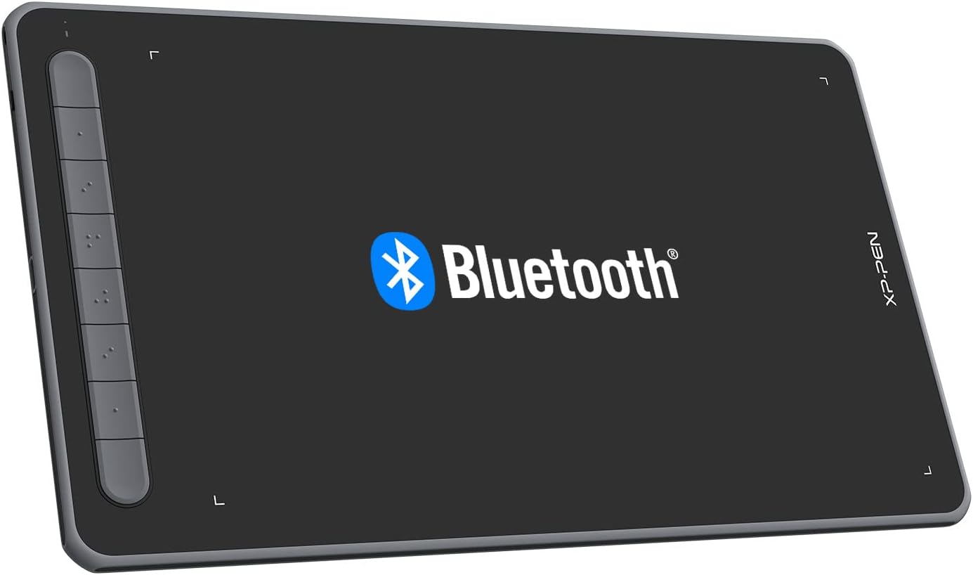 XPPen Deco LW Tableta de Dibujo Inalámbrica - Tableta Gráfica Bluet...