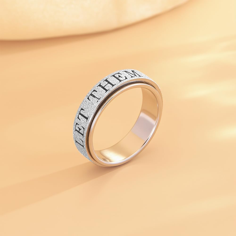 Fidget Toys Anillo de ansiedad para adultos para mujeres: Fidget Sp...