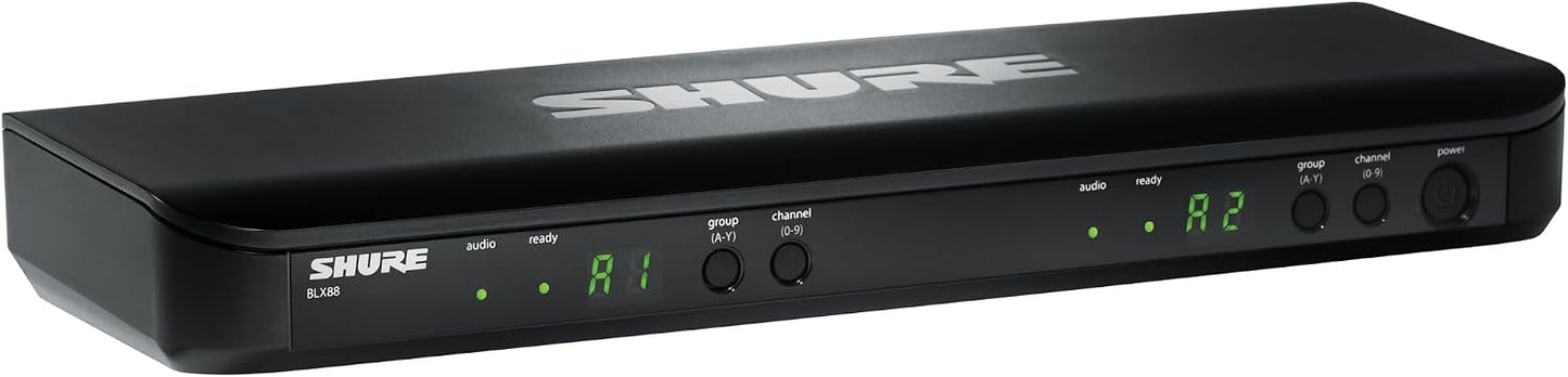 Sistema de micrófono inalámbrico Shure BLX288\/PG58 - Vida de bater...