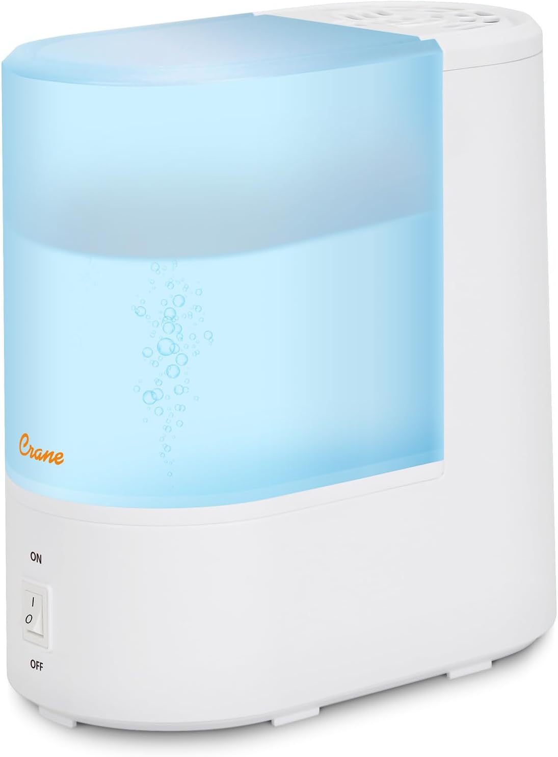 Crane Humidificador de niebla cálida, humidificador pequeño para do...