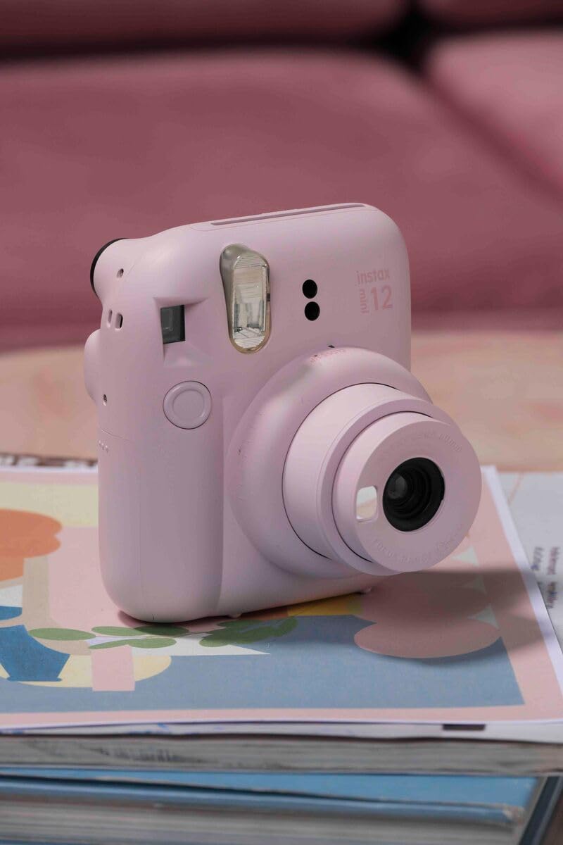 Fujifilm Instax Mini 12 Cámara instantánea - Rosado (Blossom Pink)