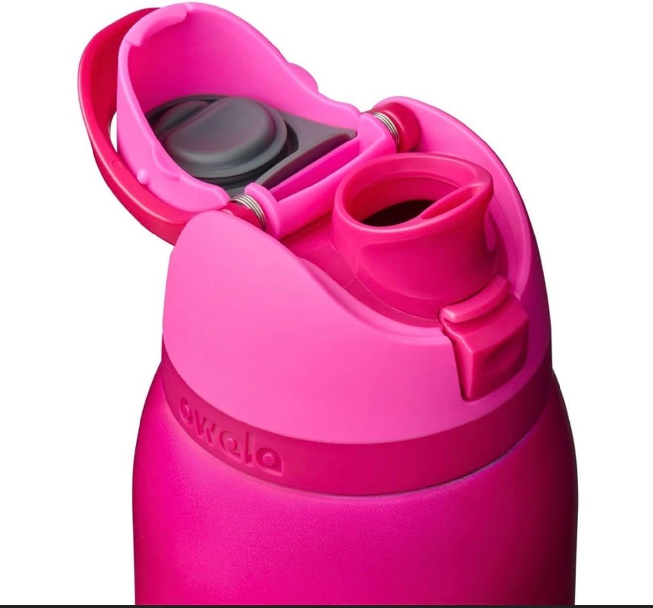 Owala FreeSip - Botella de agua de acero inoxidable, 40 onzas líqui...