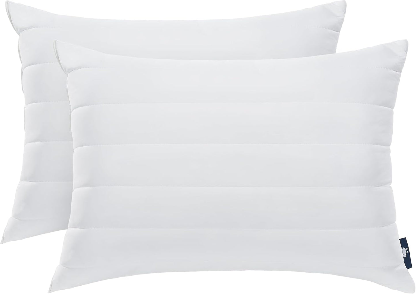 Serta Down Illusion - Almohadas de cama hipoalergénicas, medias\/fi...