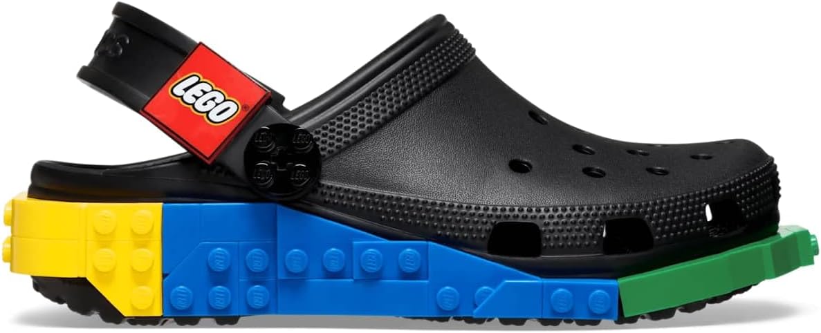 Crocs Zuecos clásicos unisex para adultos, con sistema LEGO para mu...
