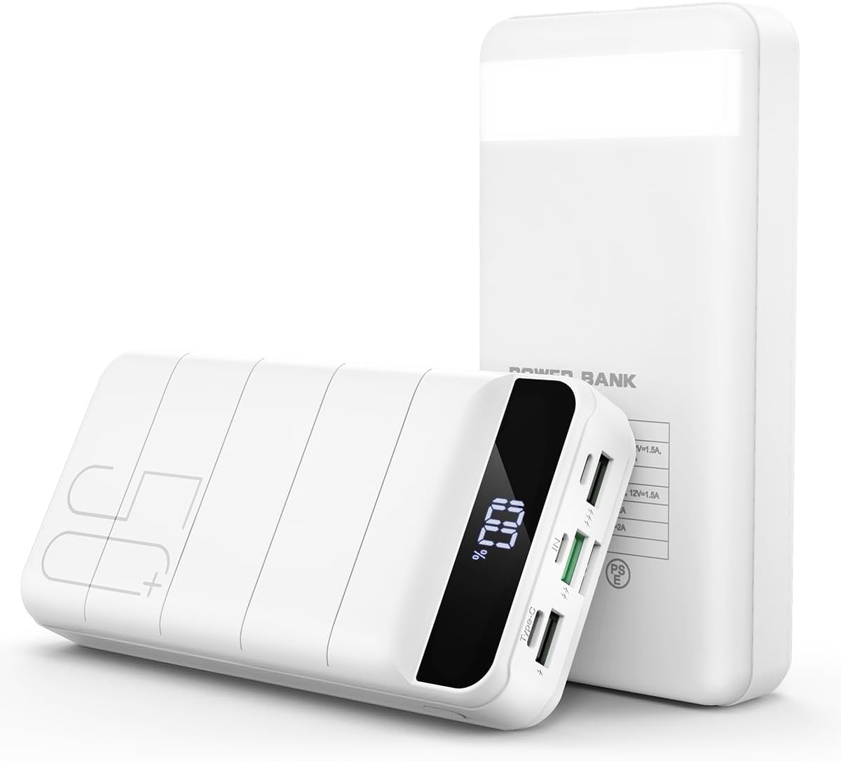 DAOLOT Banco de energía de carga rápida 50000mAh - 22.5W cargador p...