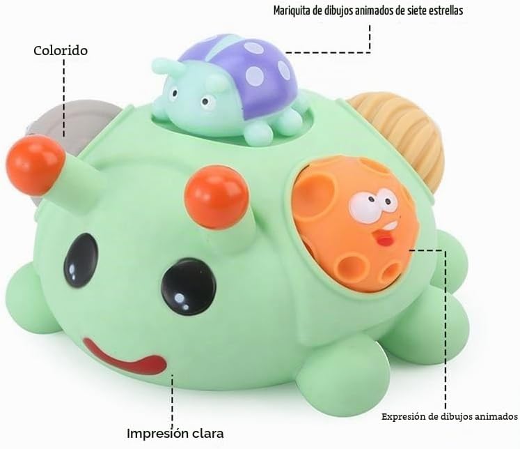 ROHSCE Juguetes sensoriales para bebés, pelotas Montessori para niñ...