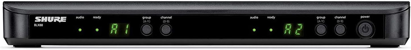 Sistema de micrófono inalámbrico Shure BLX288\/SM58 - Vida de bater...