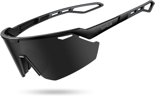 Lamicall Gafas de sol deportivas polarizadas de 0.85 oz para hombre...