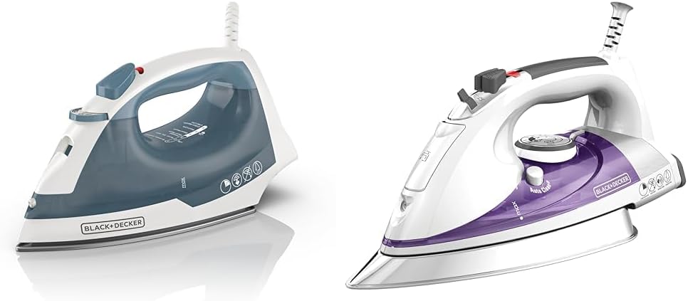 BLACK+DECKER Easy Steam IR40V Plancha Compacta y Plancha de Vapor P...