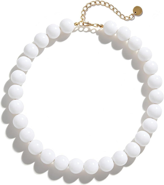 Lsljilidzsw Collar de cuentas gruesas para mujer, 0.631 pulgadas, c...