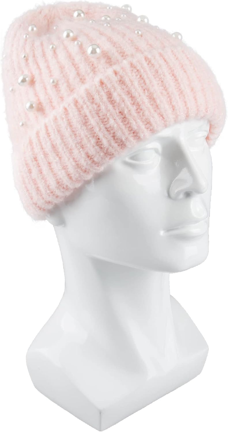 Jessica Simpson Gorro de punto cálido y acogedor para mujer