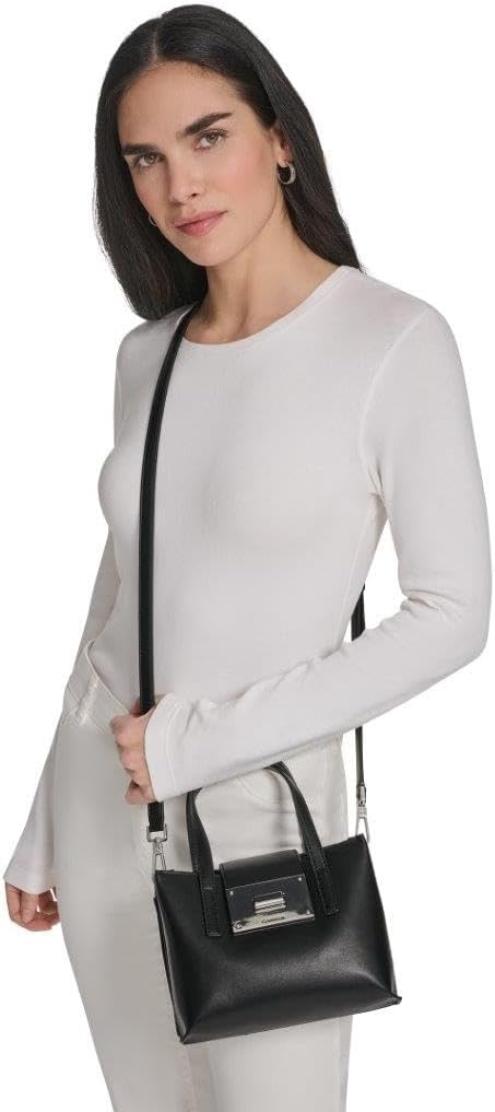 Calvin Klein Saige - Body cruzado con triple compartimento, negro\/...