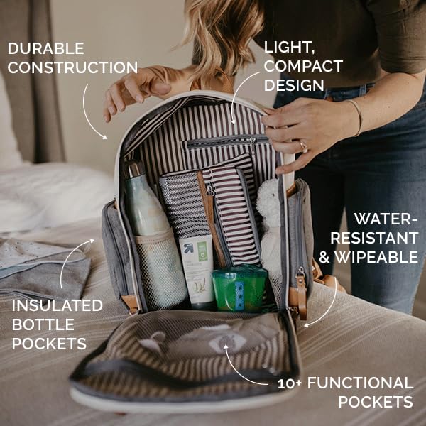 Parker Baby Co. Mochila de pañales original de abedul de 8 años - C...
