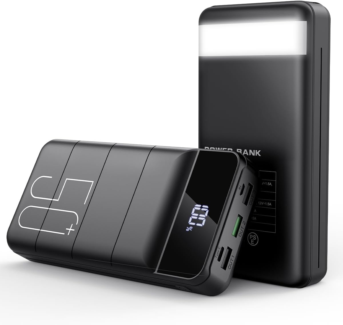 Banco de Energía de Carga Rápida 50000mAh - Cargador Portátil 22.5W...
