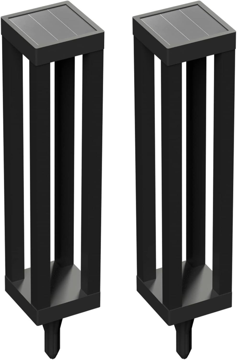 Lapsnail Lámparas solares de pie para exteriores, lámpara de pie de...
