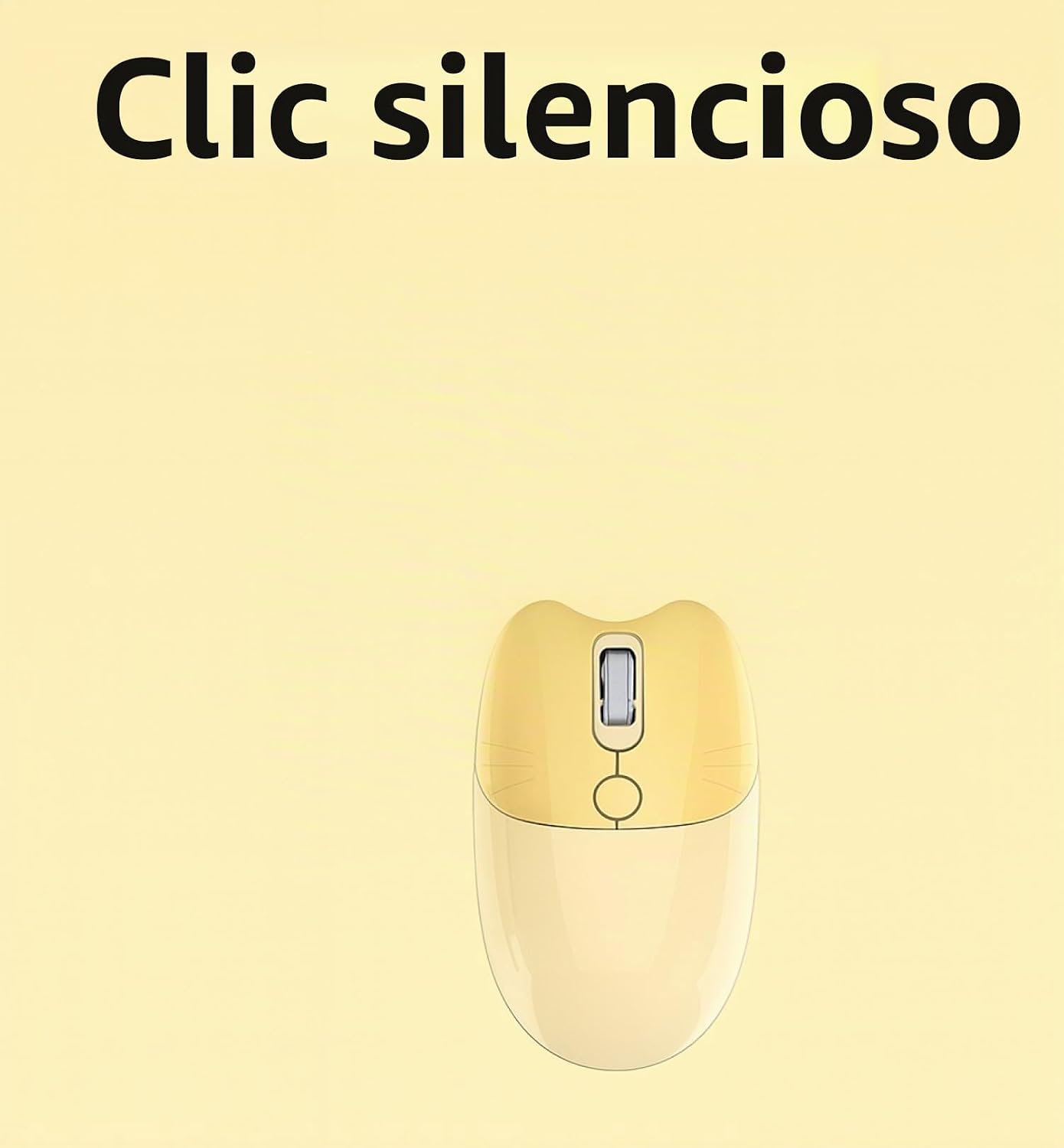 SaharaCase - Combo de teclado y mouse inalámbricos con clic silenci...