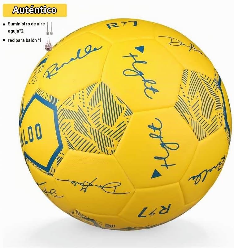 Balón de fútbol sin costuras tamaño 4\/5, termoadherido para entren...