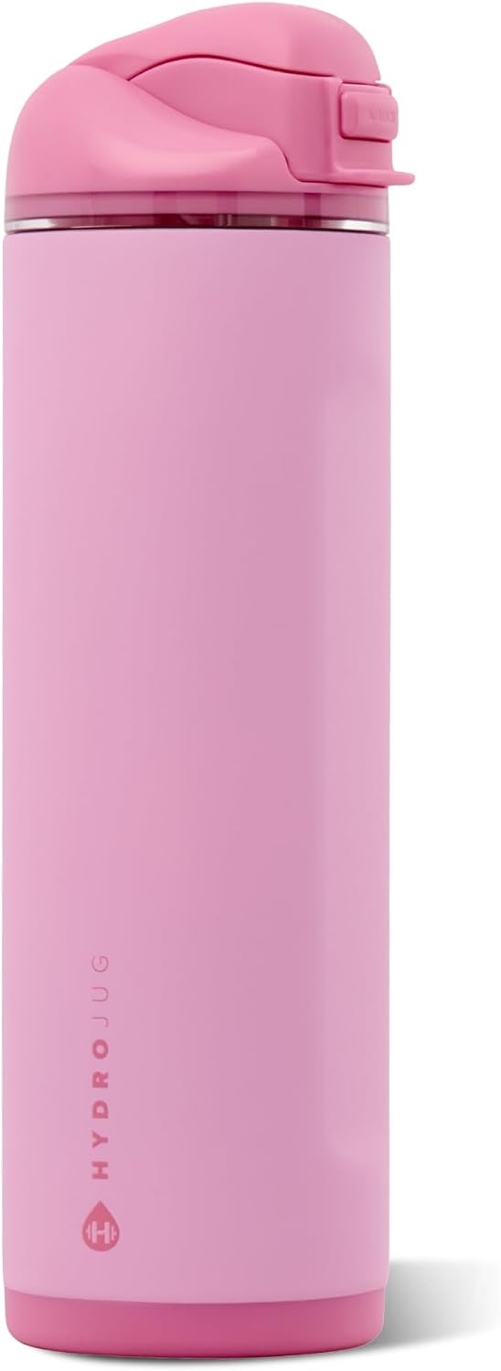 HydroJug Ease2o - Botella de agua con tapa para popote y bebida, ac...