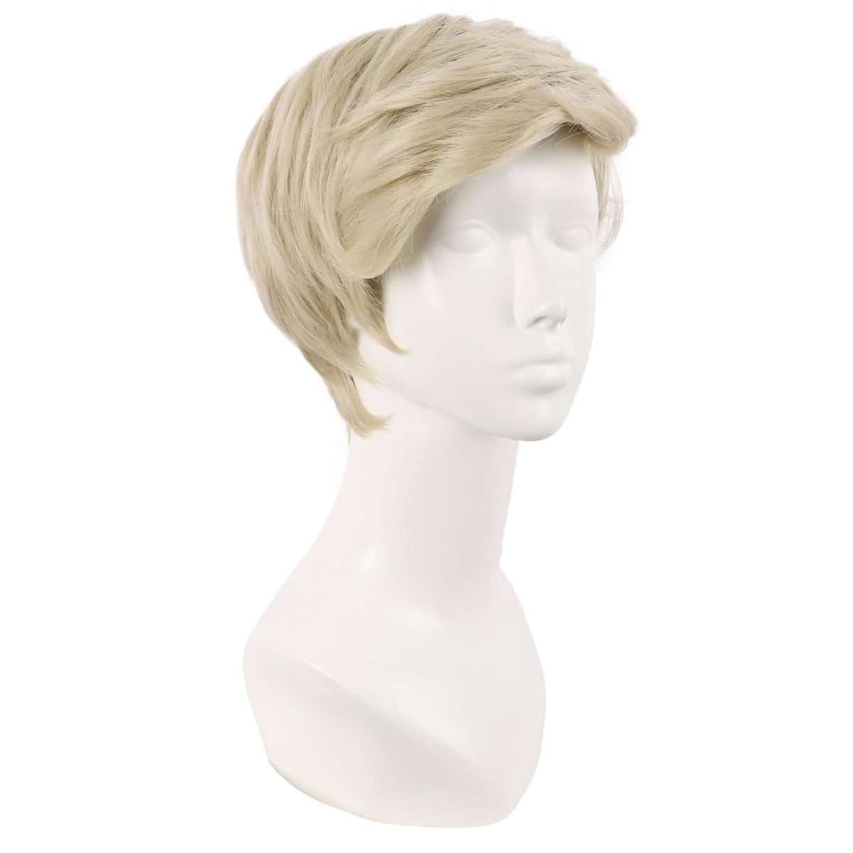 MapofBeauty Peluca corta de disfraz de cosplay guapo para hombre, d...