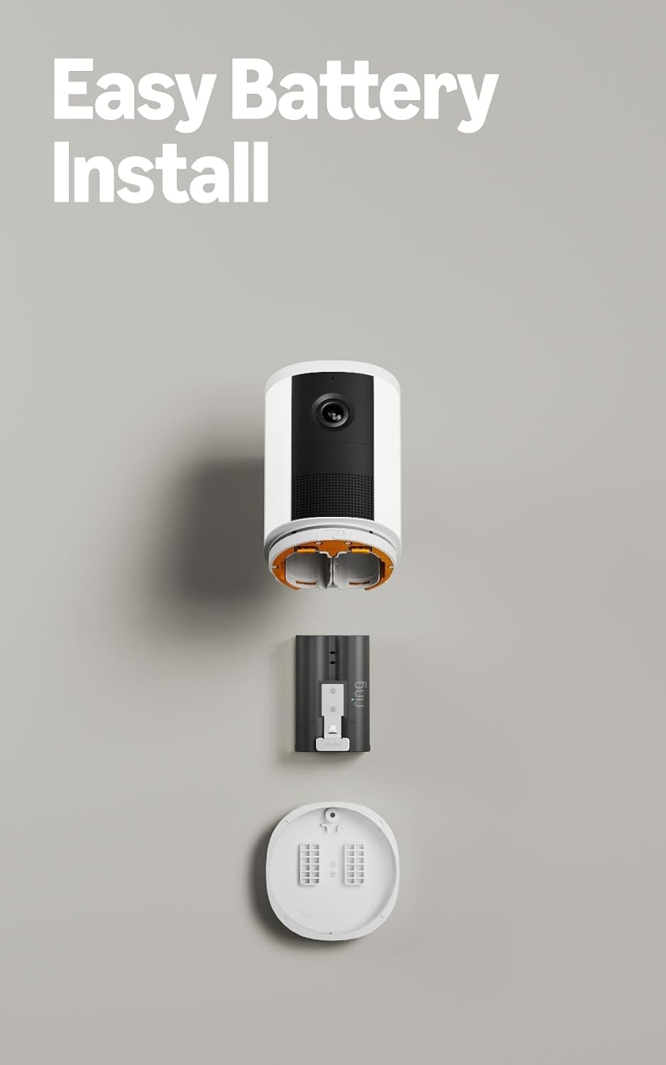Cámara con luz de enfoque 2K Ring inalámbrica (último modelo): segu...
