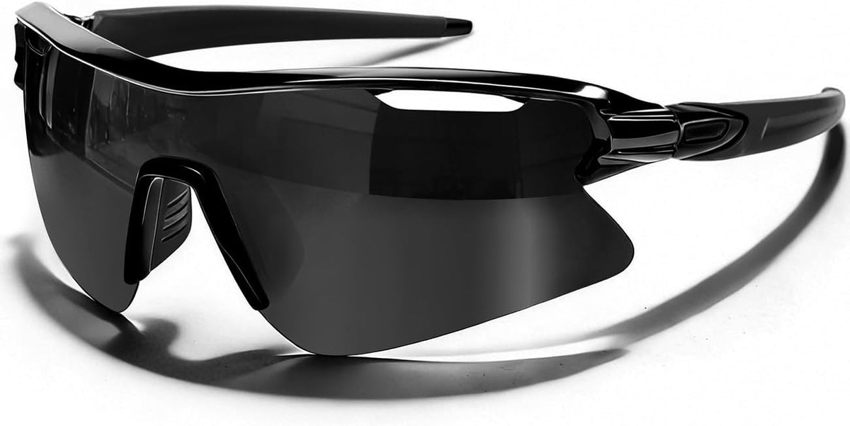 SEKKAF Lentes de sol deportivos polarizados para hombres, mujeres y...