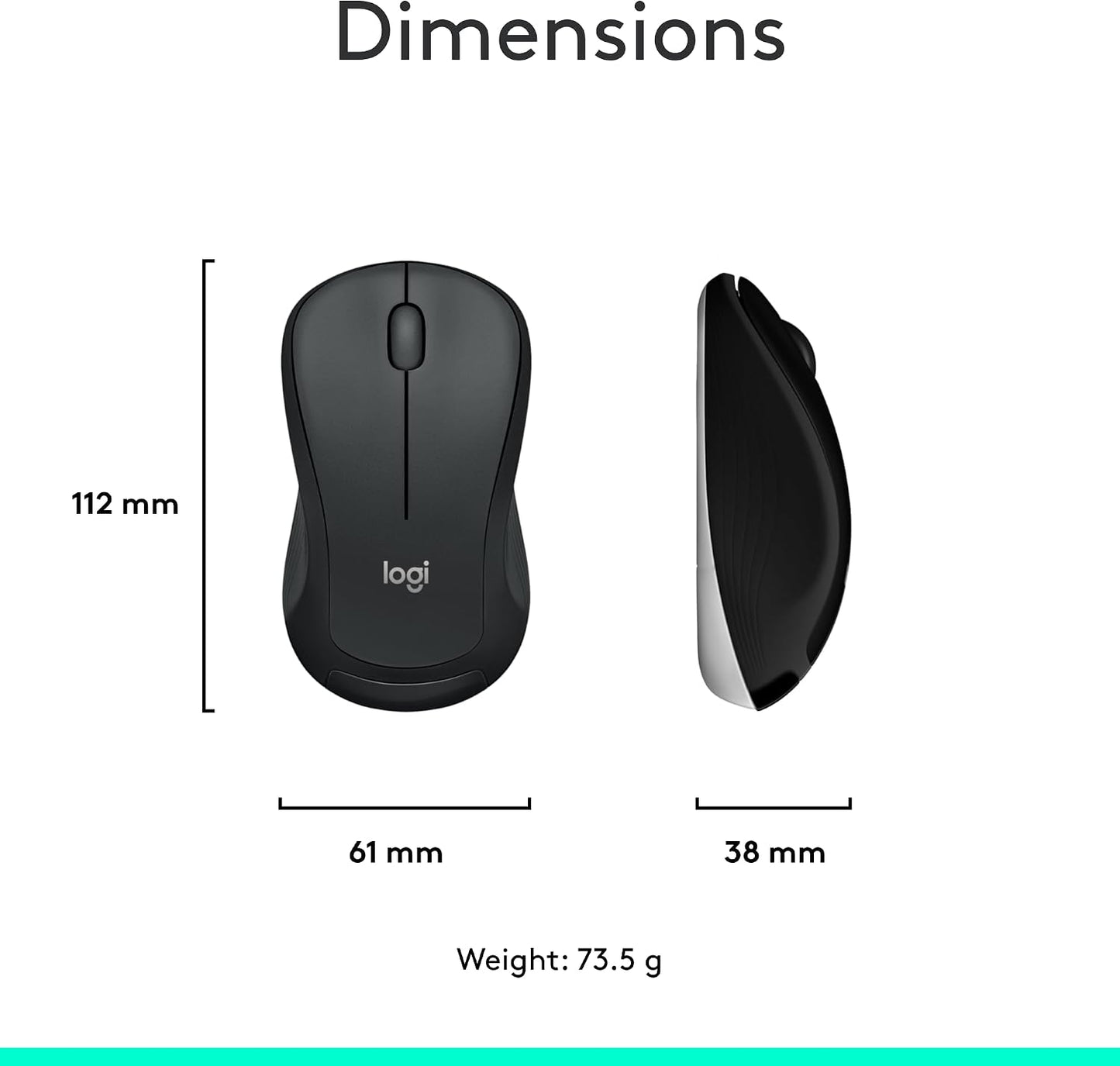 Logitech Combo de teclado y mouse inalámbricos avanzados de tamaño...