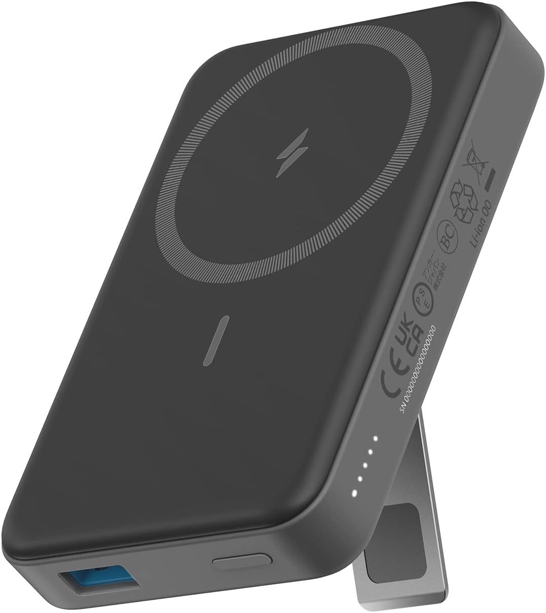 Anker Banco de energía magnético 633 con soporte, cargador portátil...